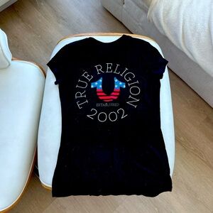 True Religion Black T-Shirt super soft